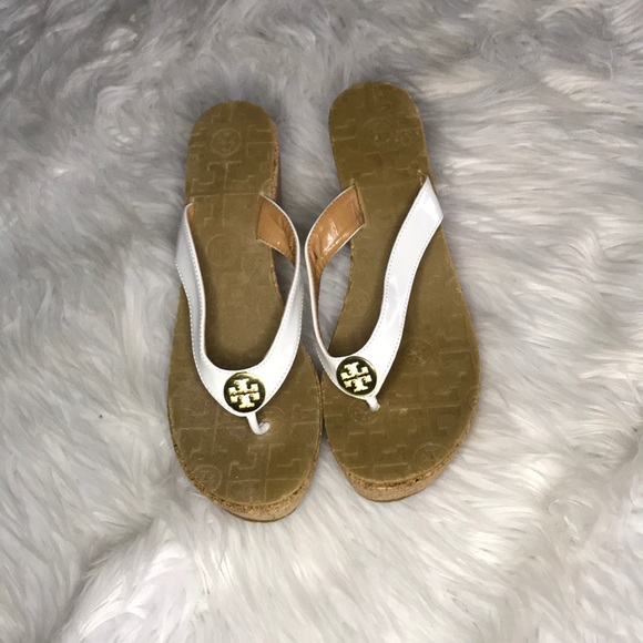 Tory Burch thora cork wedge sandal - Picture 1 of 2